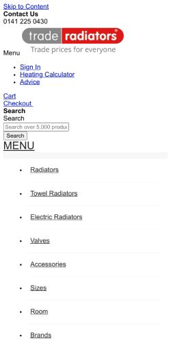 Mobile page screenshot