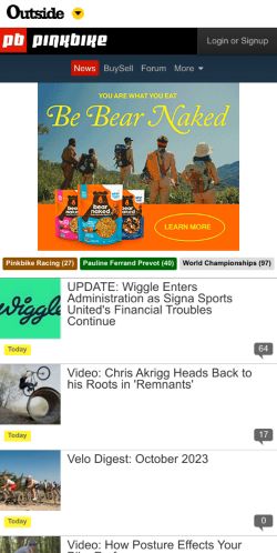 Mobile page screenshot