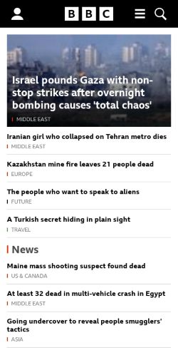 Mobile page screenshot