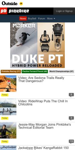 Mobile page screenshot