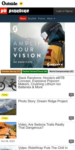 Mobile page screenshot