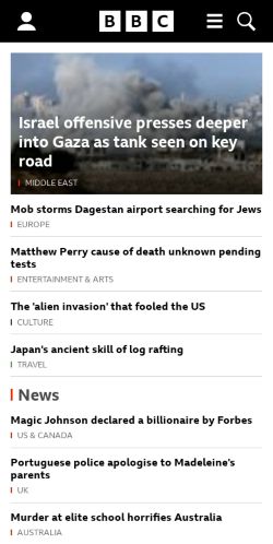 Mobile page screenshot