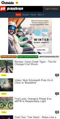 Mobile page screenshot