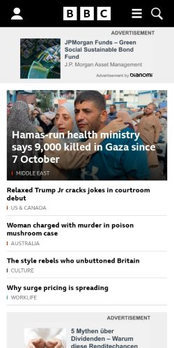 Mobile page screenshot