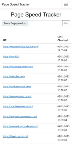 Mobile page screenshot