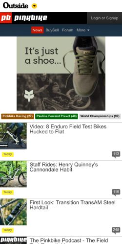 Mobile page screenshot