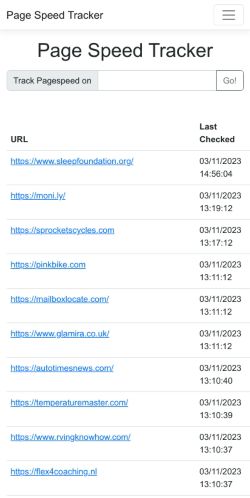 Mobile page screenshot