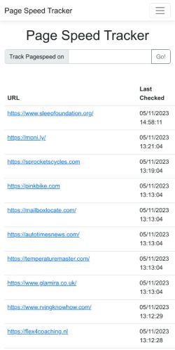 Mobile page screenshot