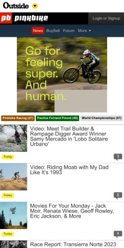 Mobile page screenshot