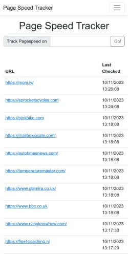 Mobile page screenshot