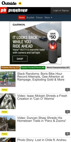 Mobile page screenshot