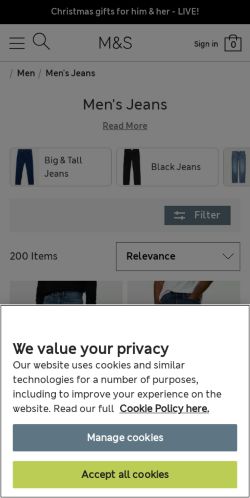 Mobile page screenshot