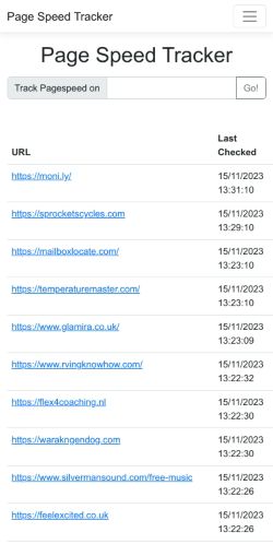 Mobile page screenshot