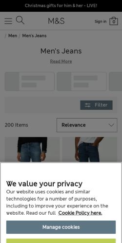 Mobile page screenshot