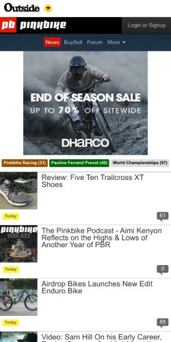 Mobile page screenshot