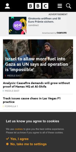 Mobile page screenshot