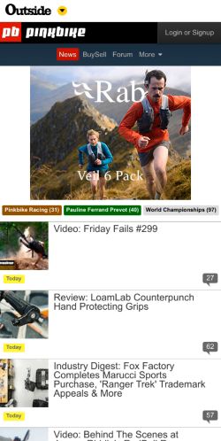 Mobile page screenshot