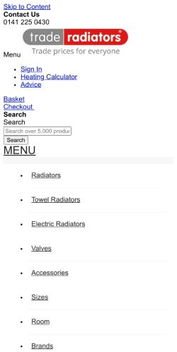 Mobile page screenshot