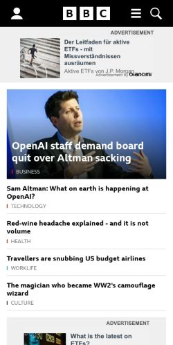 Mobile page screenshot