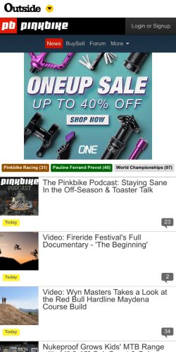 Mobile page screenshot