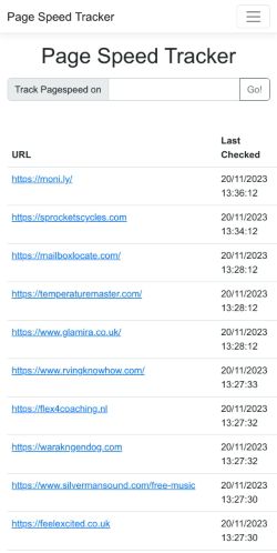 Mobile page screenshot