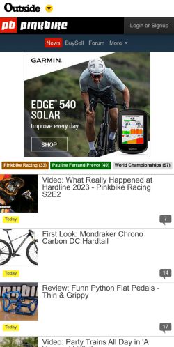 Mobile page screenshot