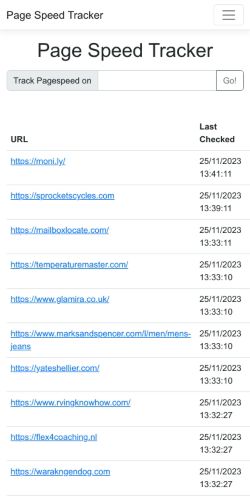 Mobile page screenshot