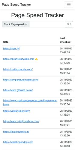 Mobile page screenshot