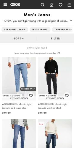 Mobile page screenshot