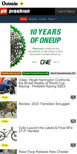 Mobile page screenshot