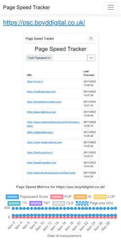 Mobile page screenshot