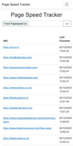 Mobile page screenshot