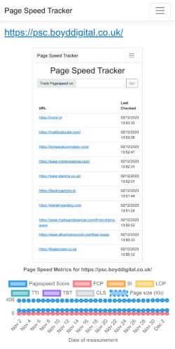 Mobile page screenshot