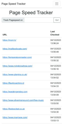 Mobile page screenshot