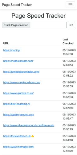 Mobile page screenshot