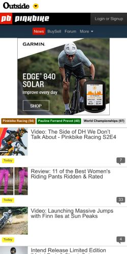 Mobile page screenshot