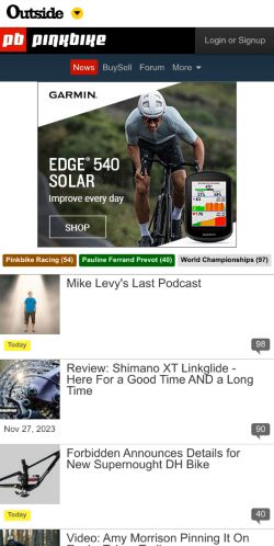 Mobile page screenshot
