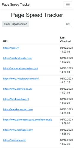 Mobile page screenshot