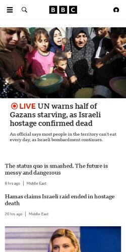 Mobile page screenshot