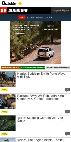 Mobile page screenshot