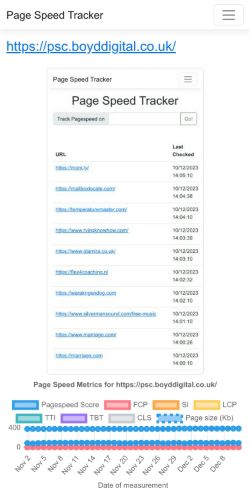 Mobile page screenshot