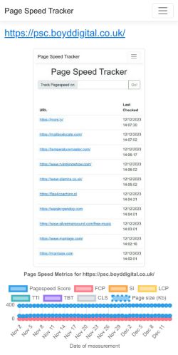 Mobile page screenshot