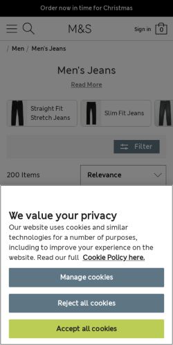 Mobile page screenshot