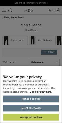 Mobile page screenshot
