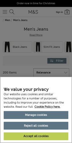 Mobile page screenshot