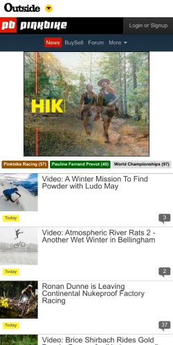 Mobile page screenshot