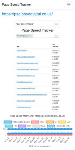 Mobile page screenshot