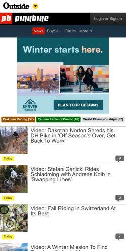 Mobile page screenshot