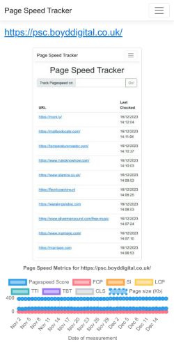 Mobile page screenshot