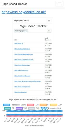 Mobile page screenshot